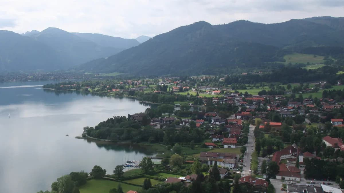 Luftbild von Bad Wiessee