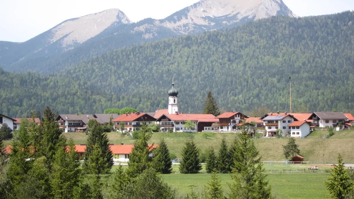 Ortsbild von Krün