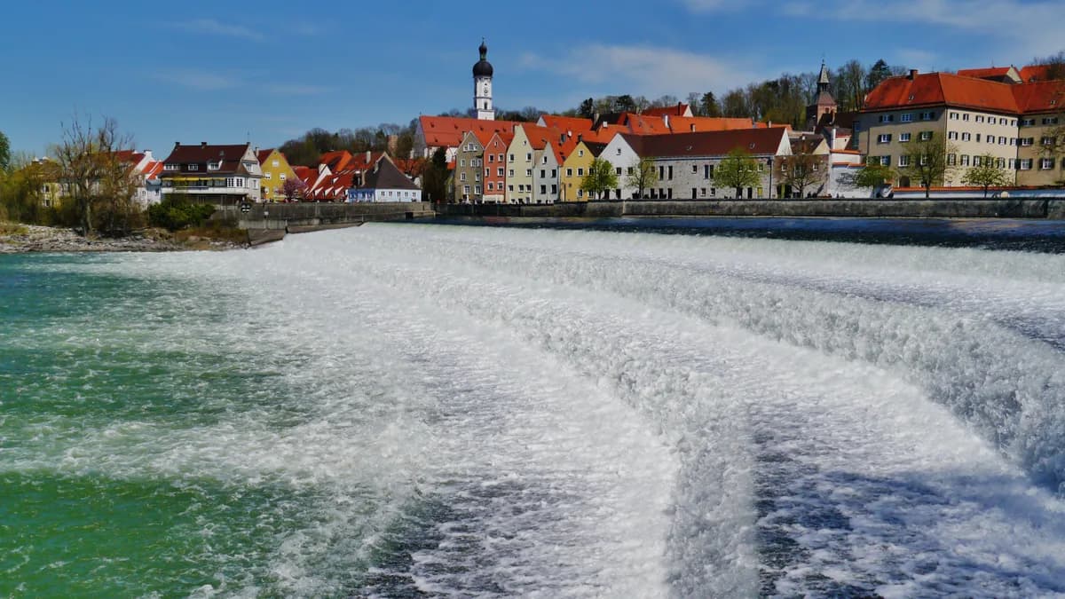 Ortsbild von Landsberg am Lech