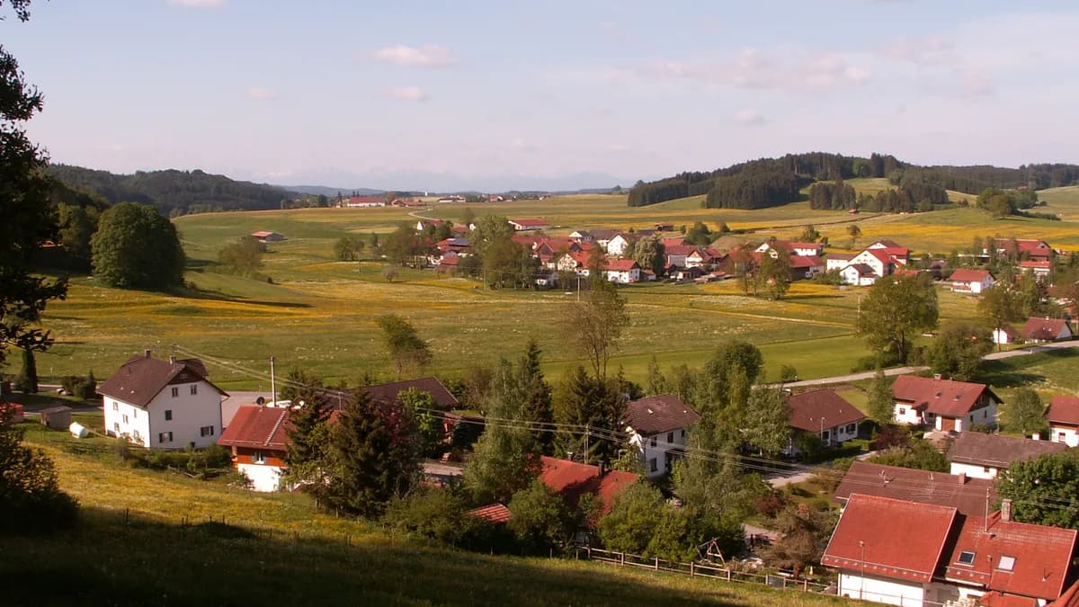 Ortsbild von Osterzell