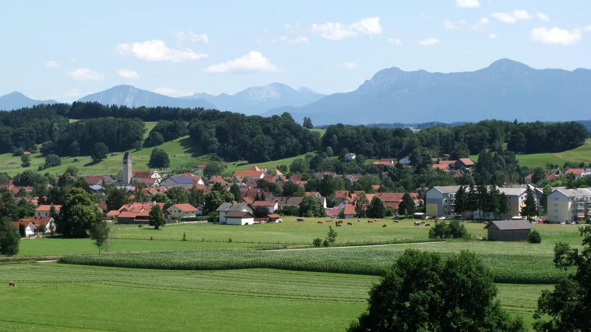 Ortsbild von Peißenberg