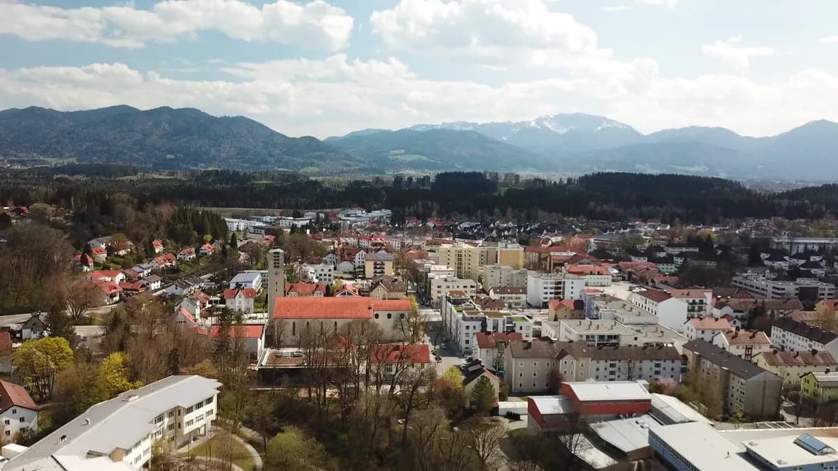 Ortsbild von Penzberg