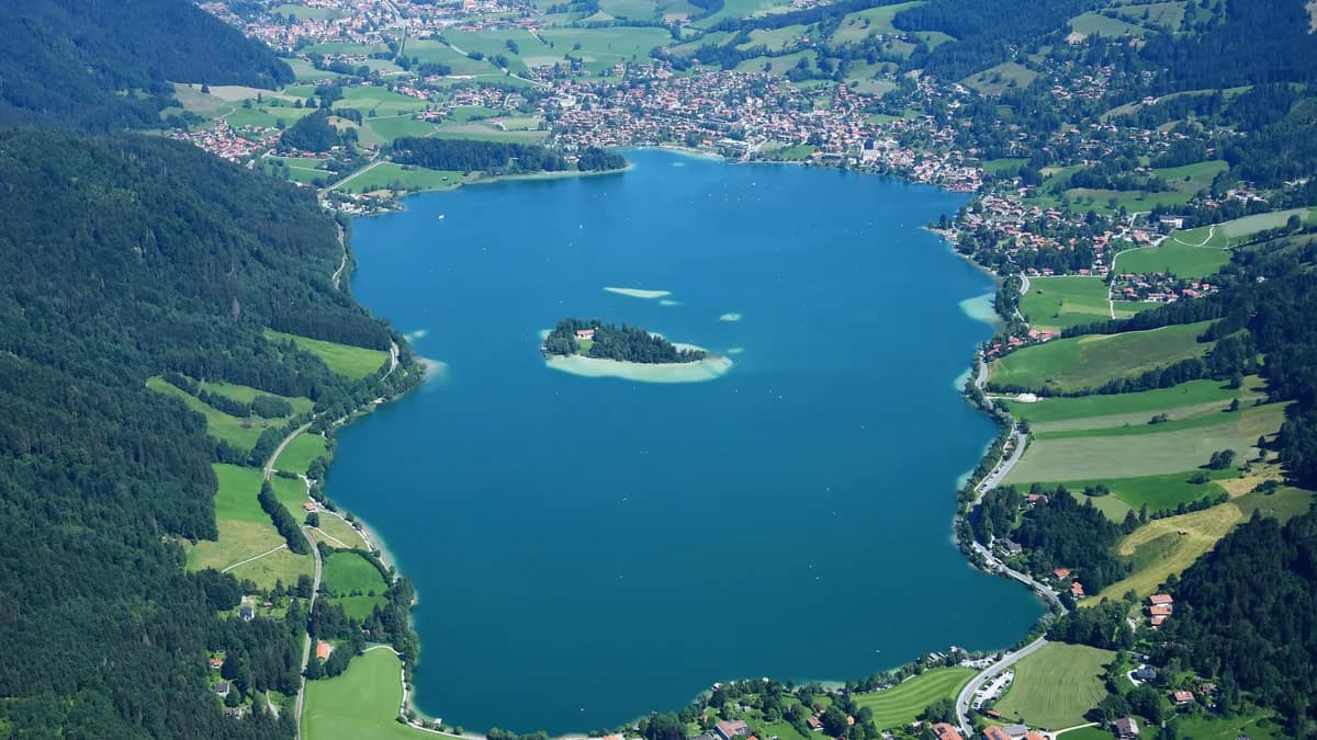 Luftbild von Schliersee