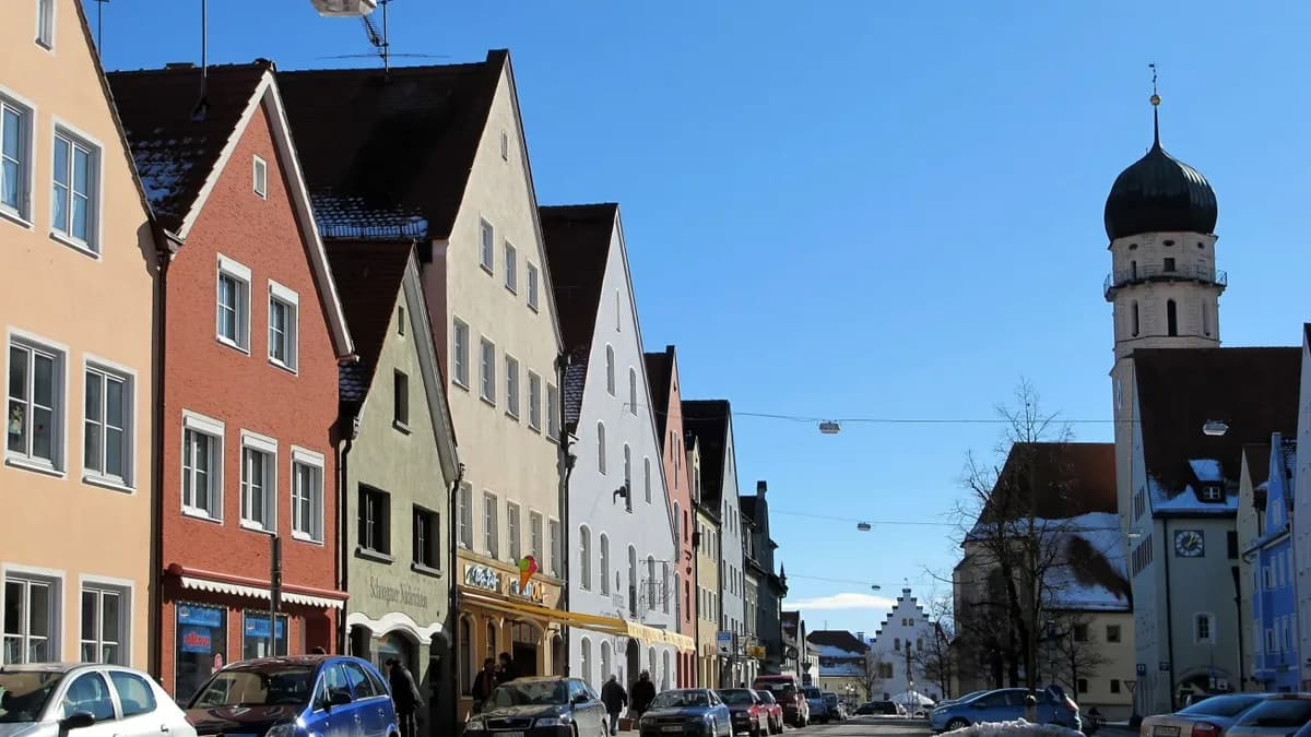 Ortsmitte von Schongau