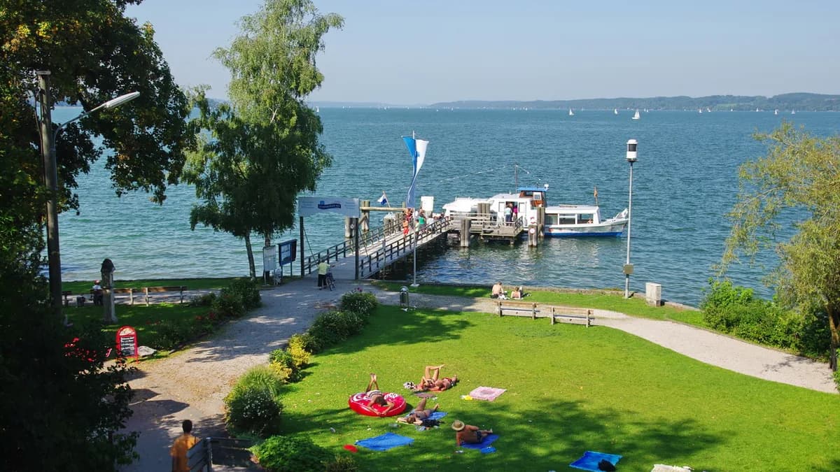 Uferansicht in Seeshaupt