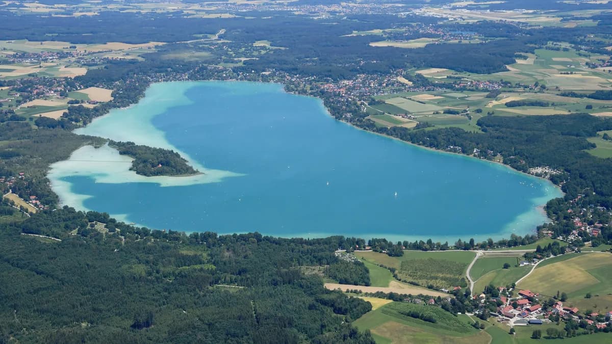 Luftbild von Wörthsee